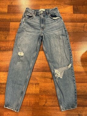 Abercrombie & Fitch '80s Mom High Rise Jeans Women’s Size 27 Curve Love 4